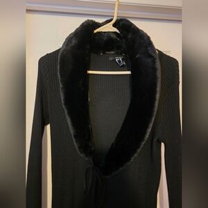 Elegant Black Long Sleeve Dress